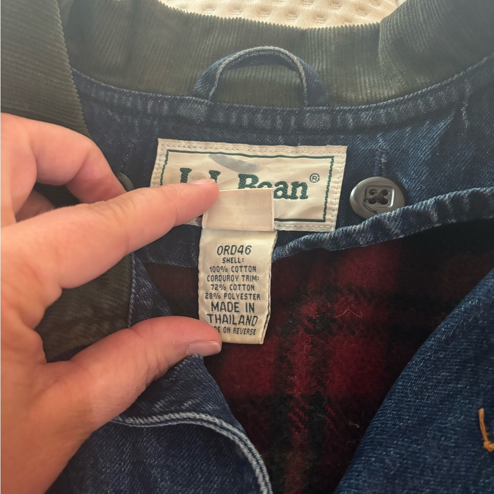 Vintage LL Bean Chore Coat with Removable Wool liner - Picture 5 of 12